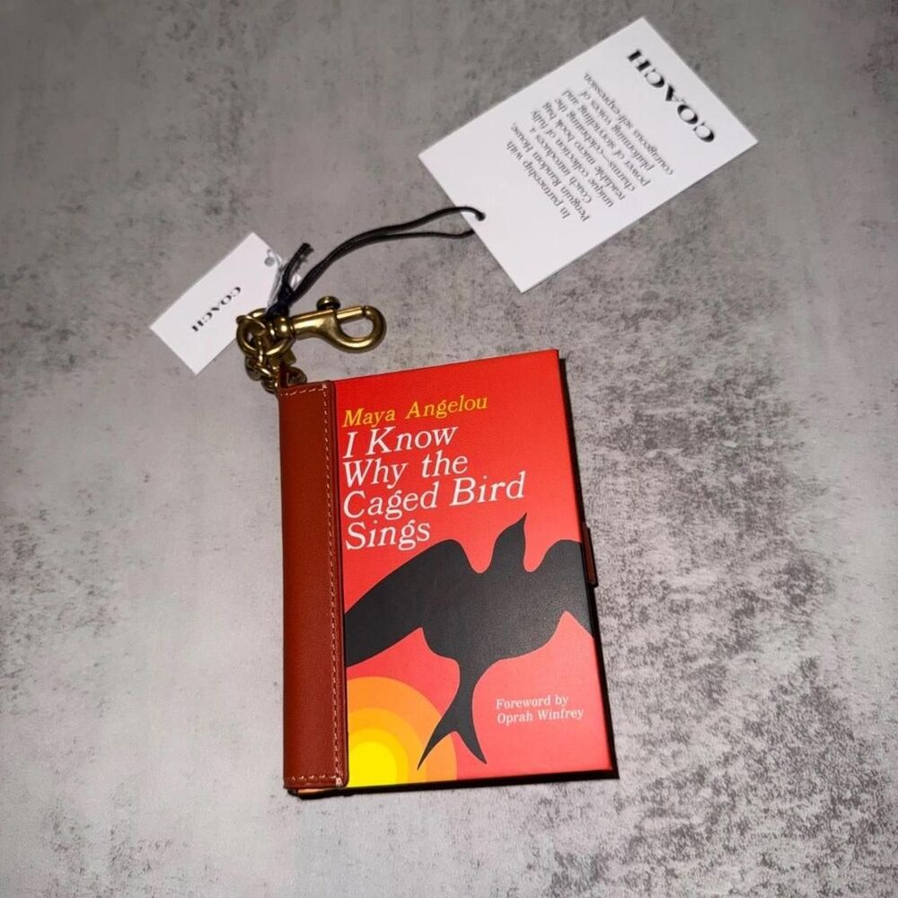 Coach Maya Angelou I Know Why The Caged Bird Sings Keychain